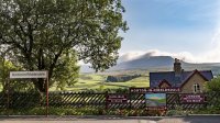 Waiting for the train at Horton-in-Ribblesdale