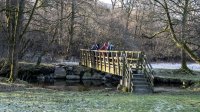 The bridge over Lupton Beck 