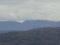 You could see the early snow on Coniston Old Man