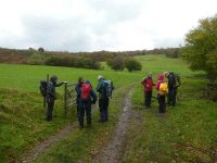 Pause before the last ascent over Great Green Hows