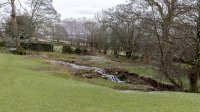 Snow melt swelling the beck near Hollin Hill Farm