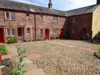 Alms houses in Appleby centre