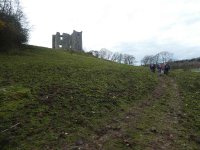 Arriving at Arnside Tower