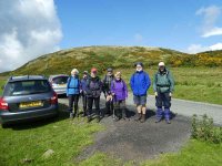 The group at the start below Great Burney