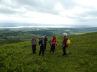 A breather, the Duddon Estuary behind