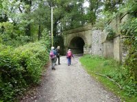 Entering the Ingleborough Hall tunnel at Clapham