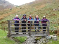 Bridge over dried up Dubhow Beck