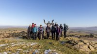 Happy walkers at the view point