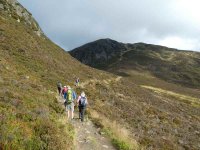 Towards the Loch a’ Choire, Ben Vrackie in view