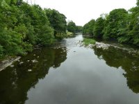 The Kent below the suspension bridge