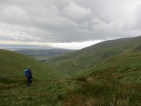 Rain Clouds over Barrow through the Whitecombe Beck valley