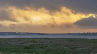 Sunset over Sunderland Point and Glasson Dock 