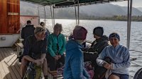 Crossing to Howtown with Group A