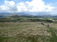 Descending Great Burney towards Little Burney