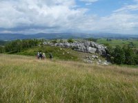 Looking at the climbing cliff of the fifth tier