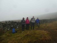 The lunch stop near Brownthwaite Pike