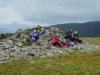 Coffee break on White Combe summit