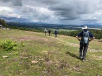 Heading back down to the Eggerslack Wood