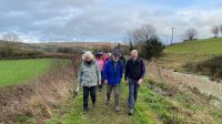 Walking beside the canal at Burton