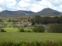 Dow Crag well lit over Torver