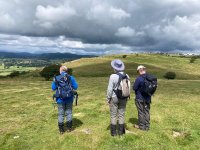 Looking toward Hampsfell Hospice ath