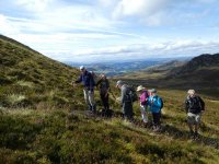 The sun came out as we started the return route