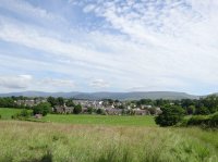 Appleby with the Pennines  in the background