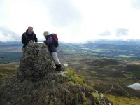 Inspecting the Viewpoint Indicator, Pitlochry below