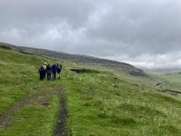 Along the ridge toward the cave