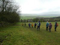 Descending to Heaves Farm above the Lyth valley