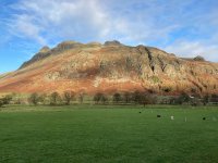 The glorious Langdale Pikes