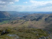 Super views of Windermere, Grasmere and (just) Rydal from the top of Tarn Crag