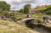 Lunch Break at Wash Dubs above Wharfe