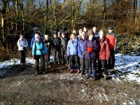 The large group at the start at Plain Quarry