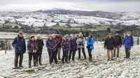 Group photo on the way to Ghyll Farm