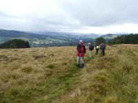 At the top of the walk above the Tay valley