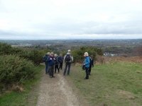 Admiring the view part way up Nicky Nook