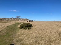 Walking below Newbiggin Crags