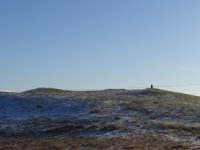 Summit cairn from near transmitter