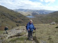 Retrospective of Easedale Tarn from beside Belles Knott