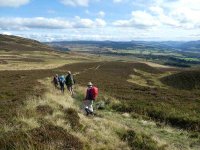 Descending across the moor