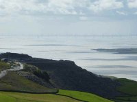 The Kirkby slate quarries and wind farm