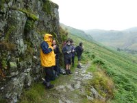 Tea stop sheltering from the rain