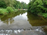 The Eden near the Appleby weirs