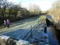 Beside the disused Tewitfield locks 